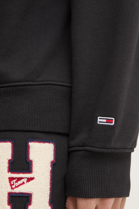 Бавовняна кофта Tommy Jeans DM0DM21263 чорний