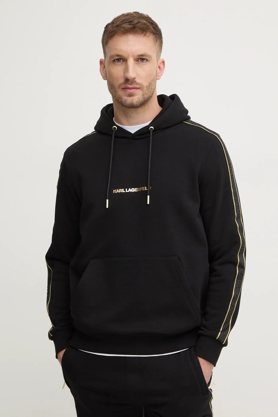 Dukserica Karl Lagerfeld natpis crna 705465.551900