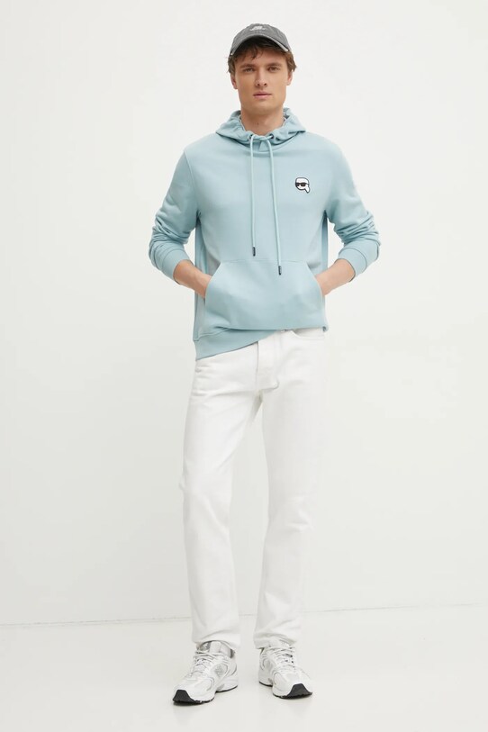 Karl Lagerfeld bluza 551900.705711 turcoaz SS25