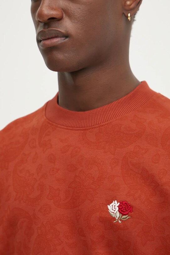 Les Deux bluza bawełniana LDM200174 pomarańczowy