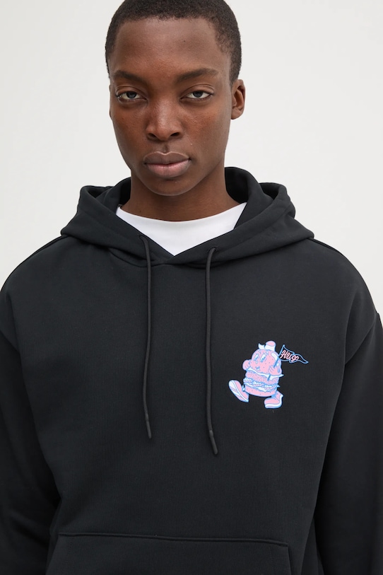 HUGO Blue bluza bawełniana czarny 50532264