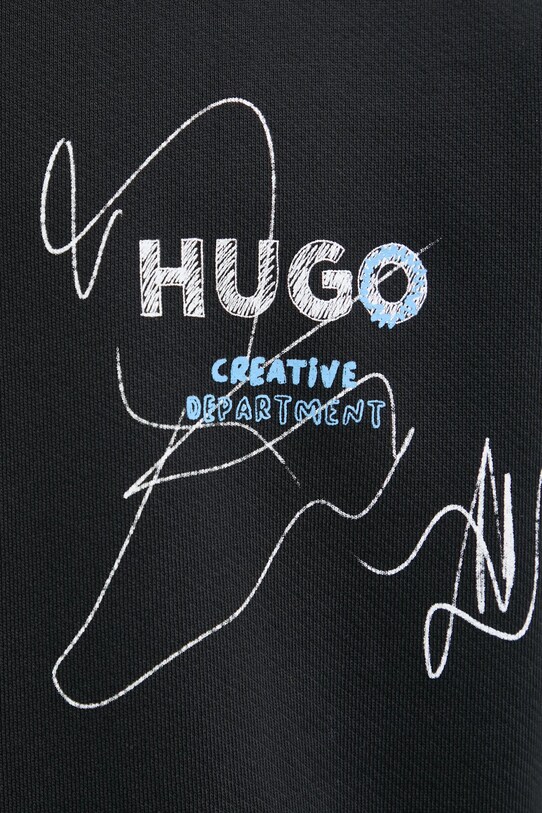 HUGO Blue bluza bawełniana 50534210 czarny