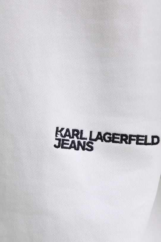 Karl Lagerfeld Jeans hanorac de bumbac A1M20070 alb