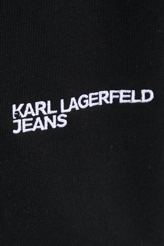 Хлопковая кофта Karl Lagerfeld Jeans A1M20070 чёрный