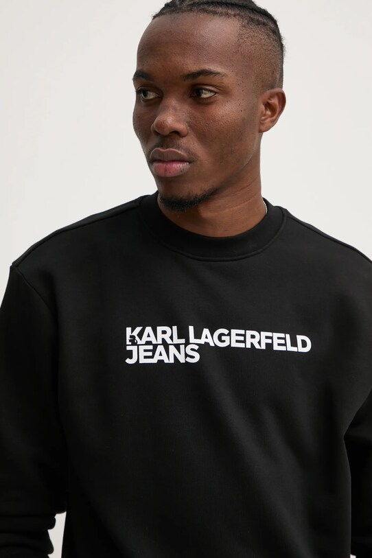 Karl Lagerfeld Jeans bluza negru A1M20001