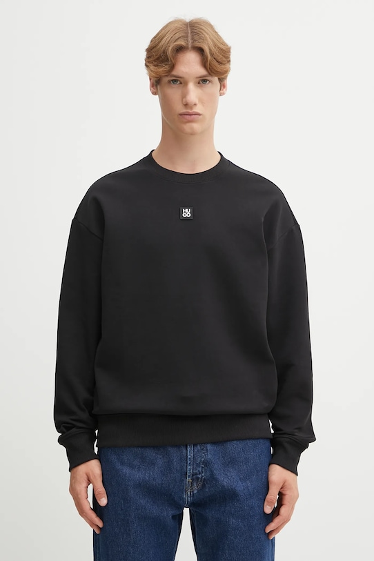 HUGO bluză imprimeu negru 50533689