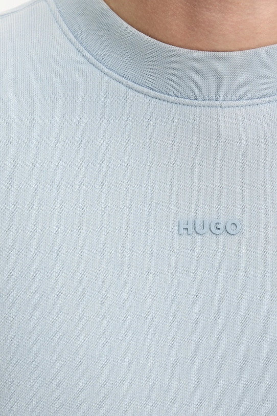Бавовняна кофта HUGO 50540920 блакитний