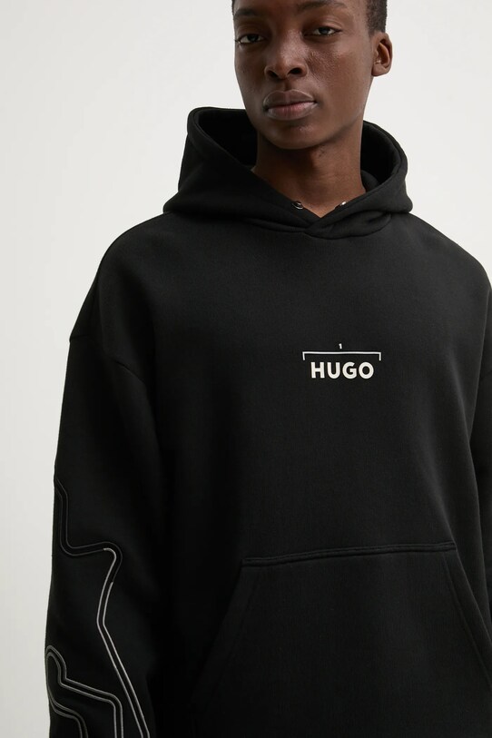 HUGO bluza czarny 50531738