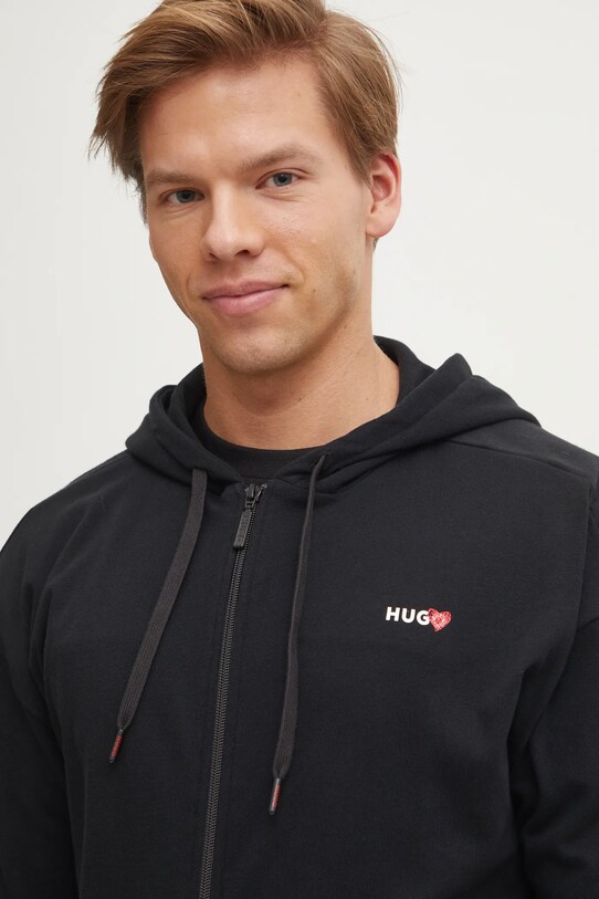 Mikina s kapucňou HUGO čierna 50532018