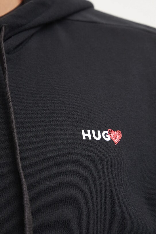 Mikina s kapucňou HUGO 50532018 čierna