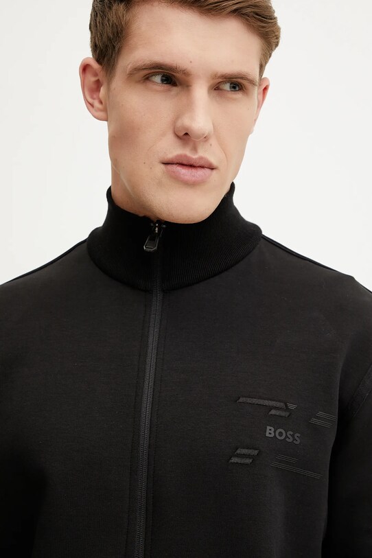 BOSS Green bluza negru 50530036