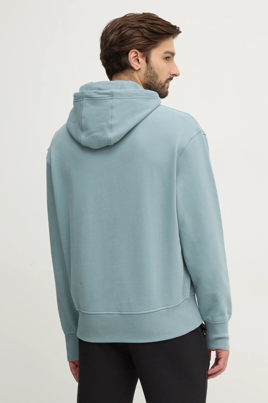 Oblečení Bavlněná mikina Calvin Klein Jeans J30J326748 tyrkysová