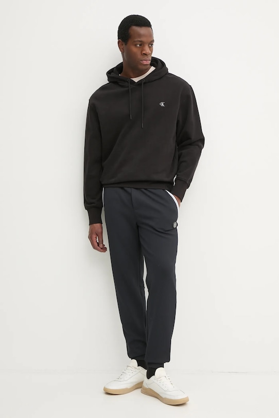 Памучен суичър Calvin Klein Jeans J30J326748 черен SS25