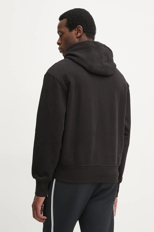 Ρούχα Βαμβακερή μπλούζα Calvin Klein Jeans J30J326748 μαύρο