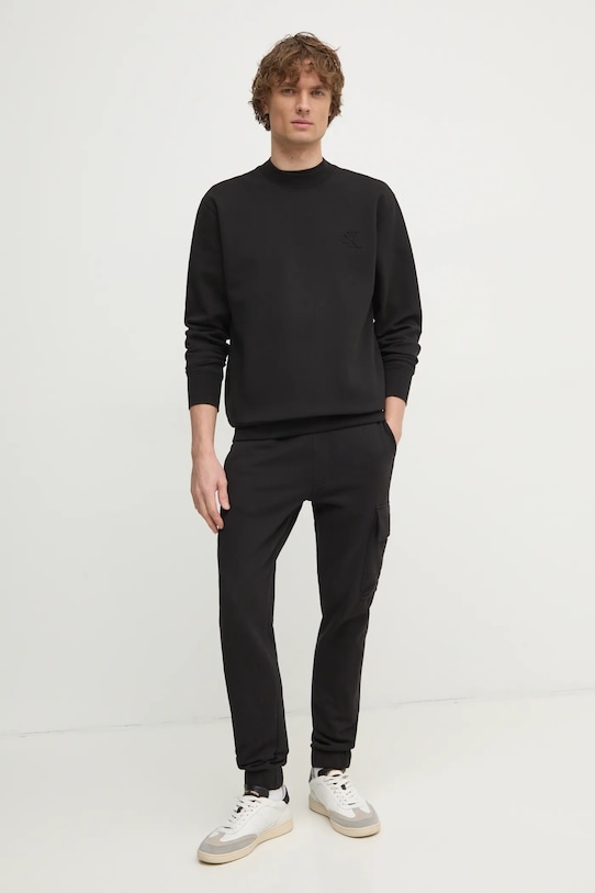 Μπλούζα Calvin Klein Jeans J30J326754 μαύρο SS25