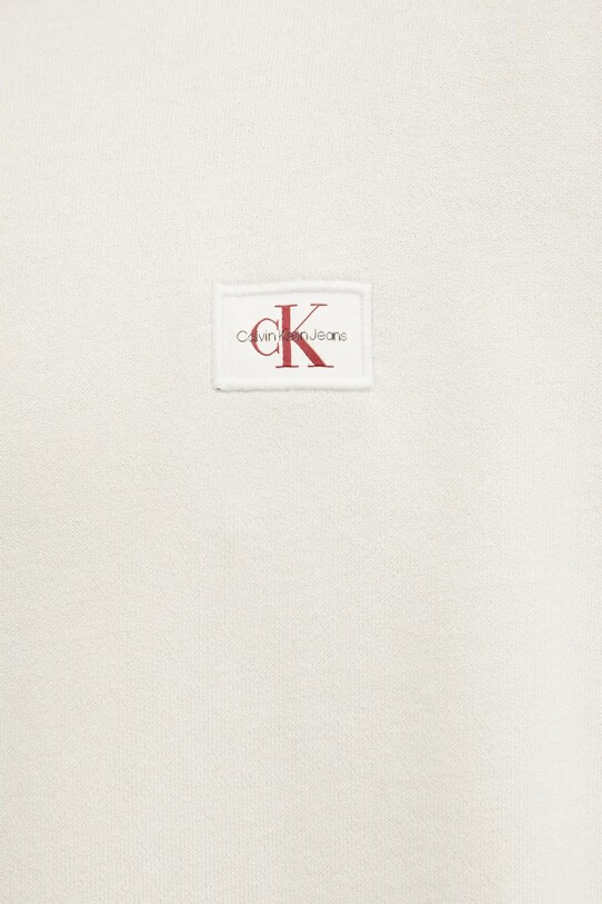 Хлопковая кофта Calvin Klein Jeans J30J327037 бежевый