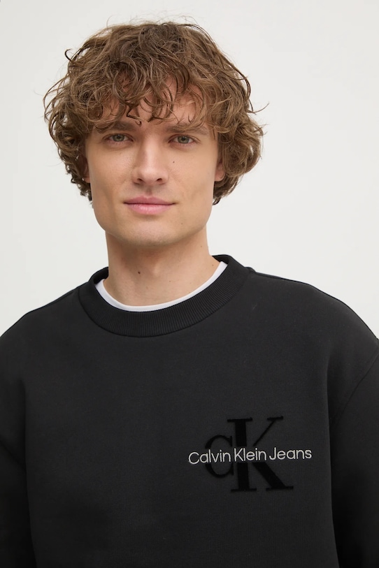 Mikina Calvin Klein Jeans černá J30J327105