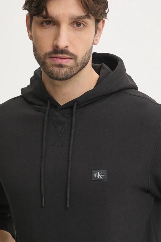 Хлопковая кофта Calvin Klein Jeans чёрный J30J327113