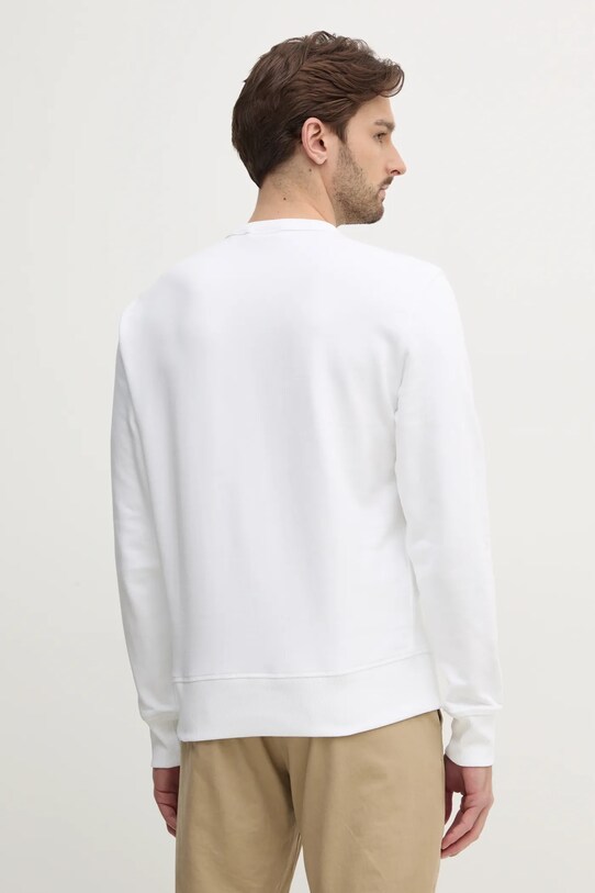 Oblečení Bavlněná mikina Calvin Klein Jeans J30J327115 bílá