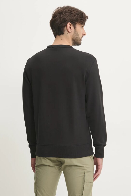 Îmbrăcăminte Calvin Klein Jeans hanorac de bumbac J30J327115 negru