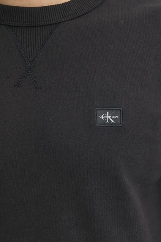 Calvin Klein Jeans hanorac de bumbac J30J327115 negru