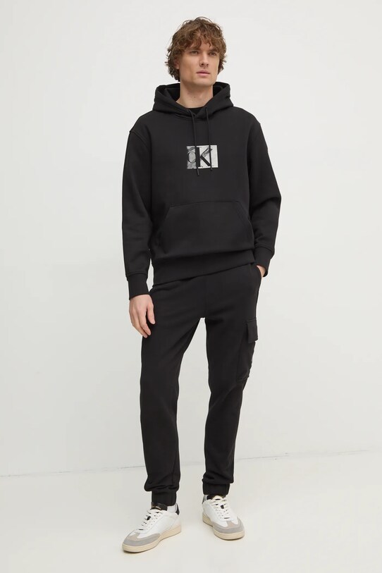Calvin Klein Jeans felső J30J327118 fekete SS25
