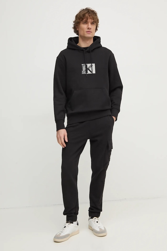 Calvin Klein Jeans felső J30J327118 fekete SS25