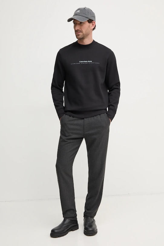 Mikina Calvin Klein Jeans J30J327119 černá SS25