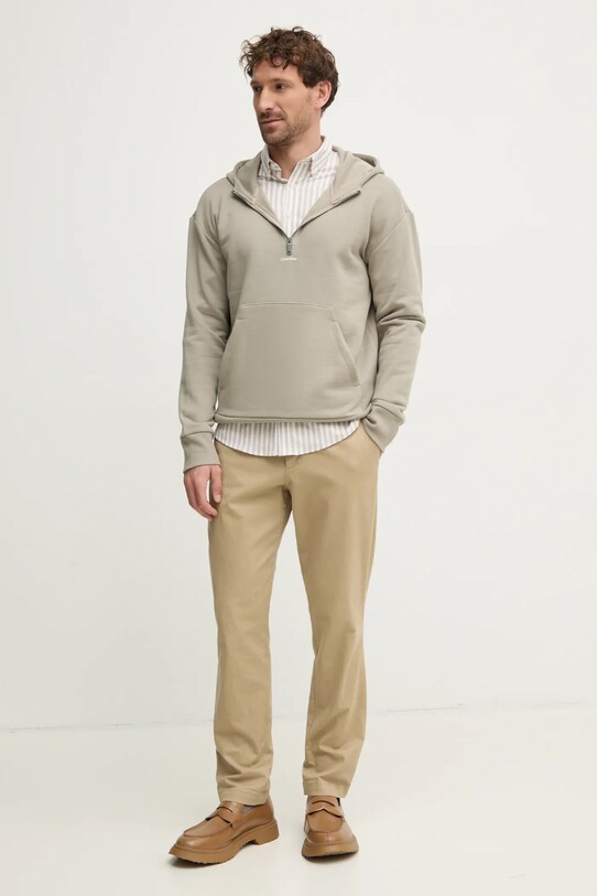 Mikina Calvin Klein K10K113762 béžová SS25