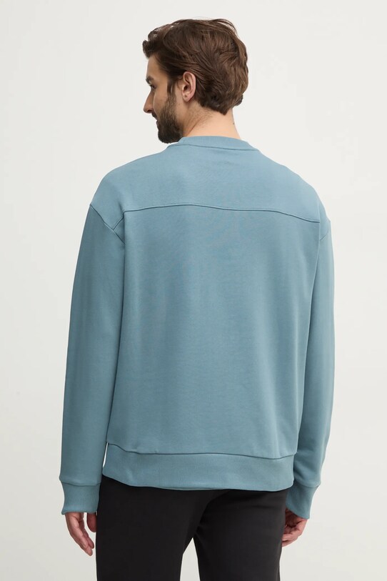 Odzież Calvin Klein bluza bawełniana K10K113763 turkusowy