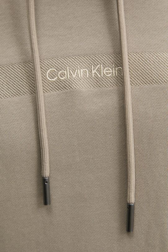 Bavlnená mikina Calvin Klein K10K113768 béžová