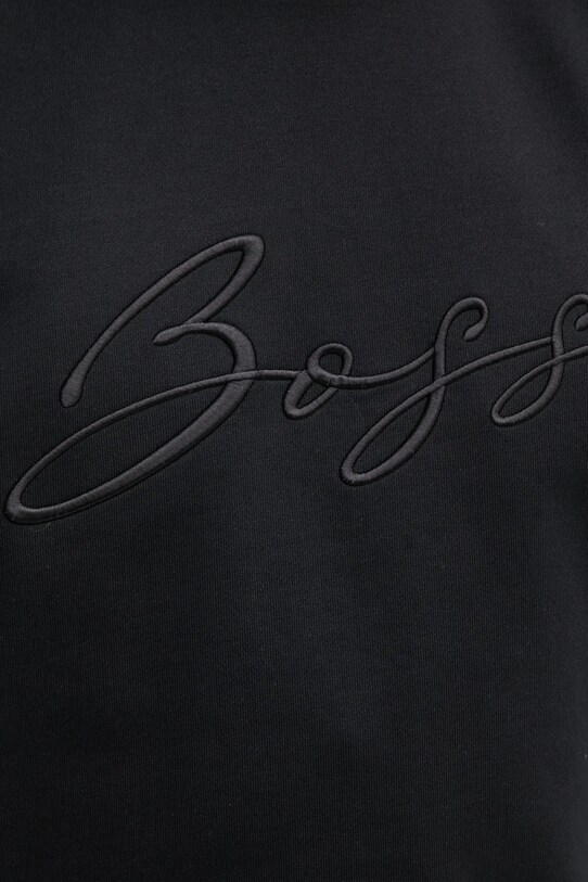 Хлопковая кофта BOSS 50531310 чёрный