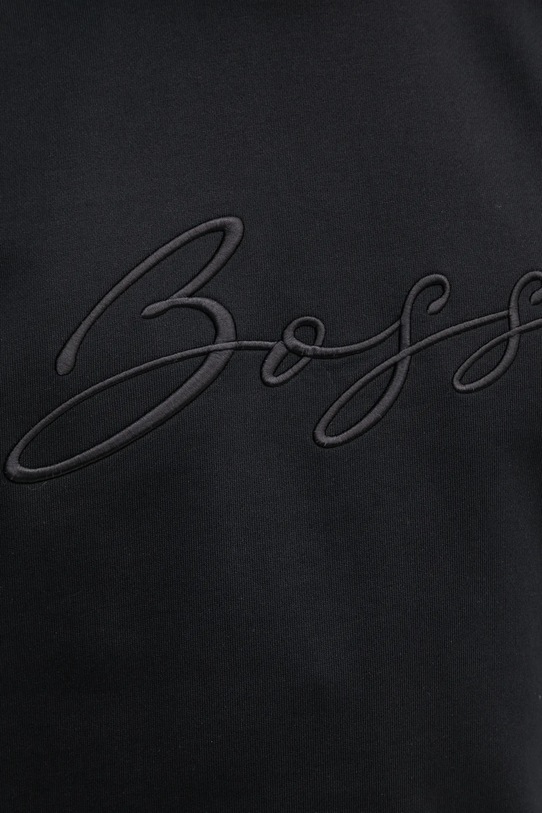 BOSS hanorac de bumbac 50531310 negru