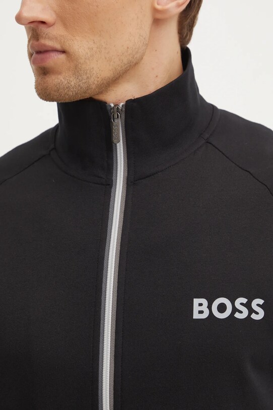 Хлопковая кофта BOSS 50535823 чёрный