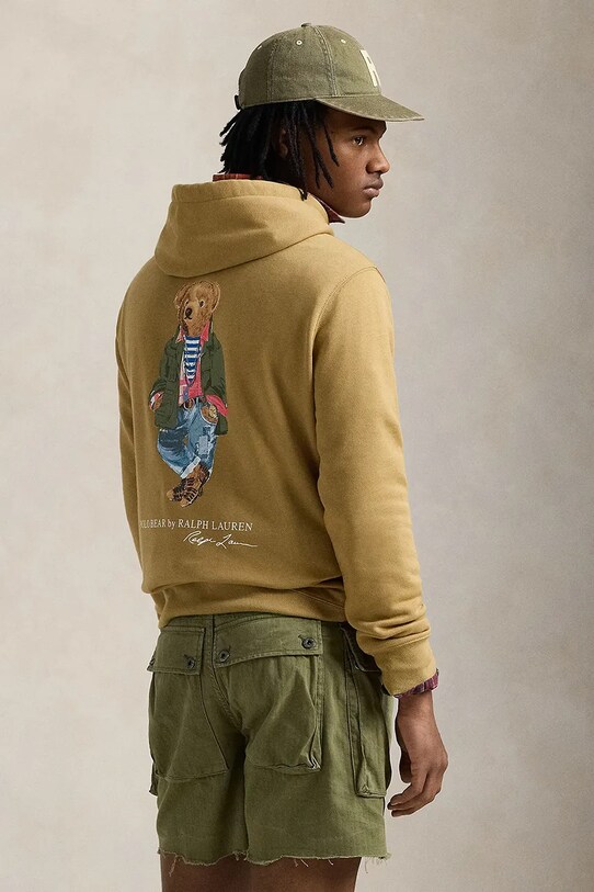 Mikina Polo Ralph Lauren 710958449 béžová SS25