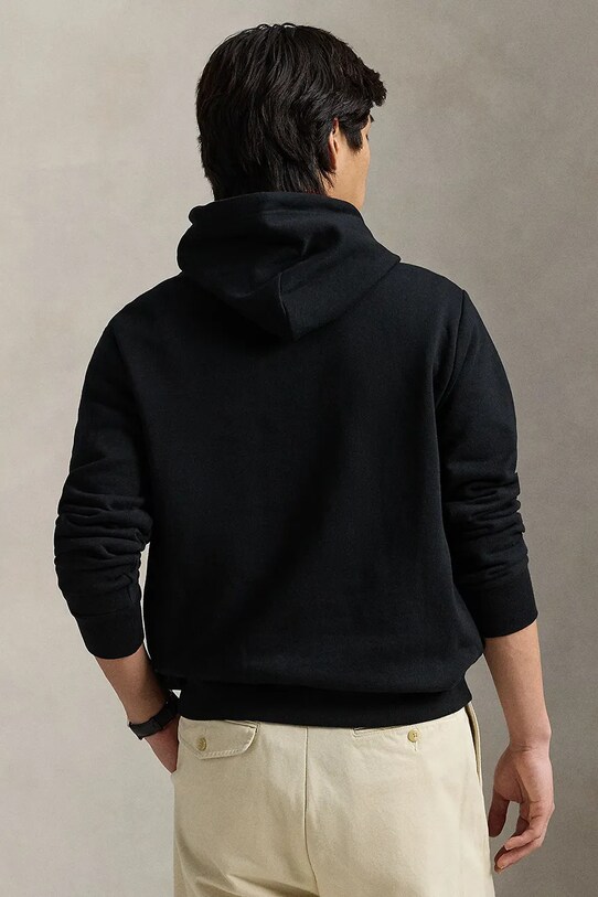 Памучен суичър Polo Ralph Lauren 710962139 черен SS25