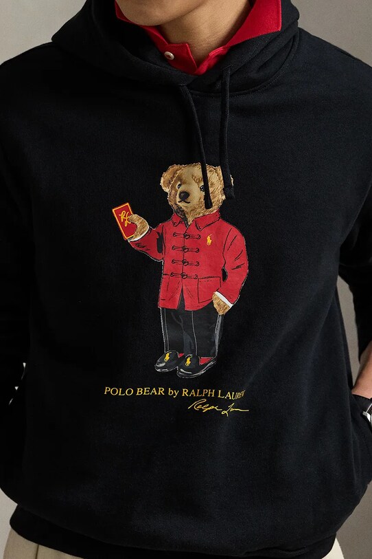 Бавовняна кофта Polo Ralph Lauren чорний 710962139