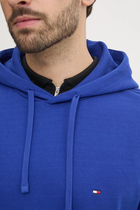 Tommy Hilfiger hanorac de bumbac MW0MW37235 albastru