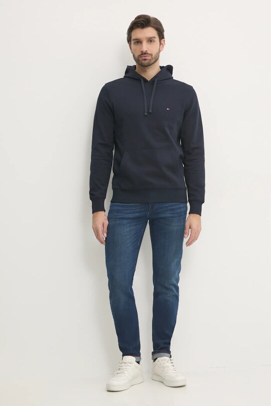 Хлопковая кофта Tommy Hilfiger MW0MW37235 тёмно-синий SS25