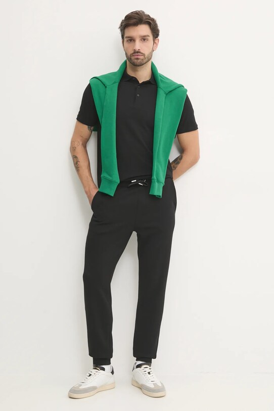 Tommy Hilfiger hanorac de bumbac MW0MW37235 verde SS25