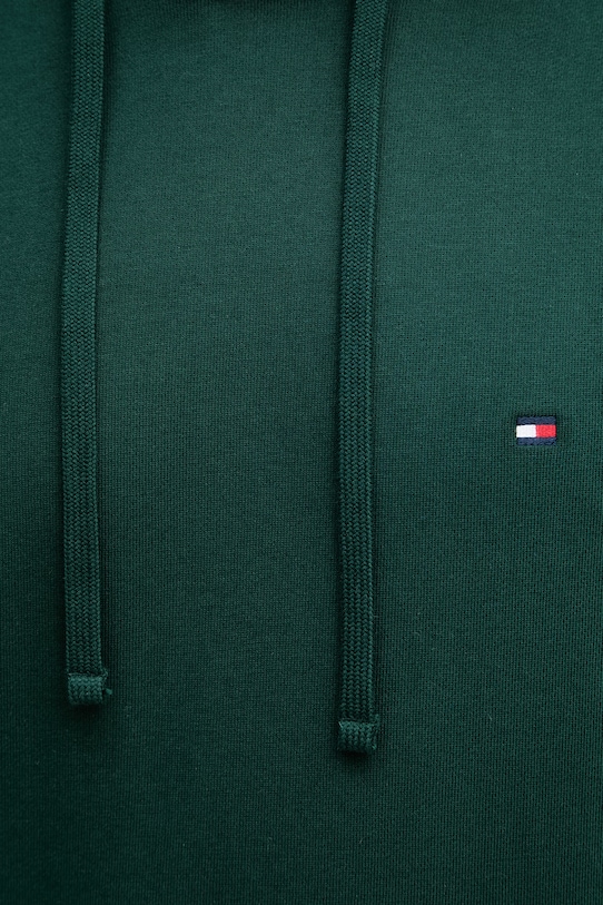Tommy Hilfiger kapucnis melegítőfelső férfi pamut MW0MW37235 zöld
