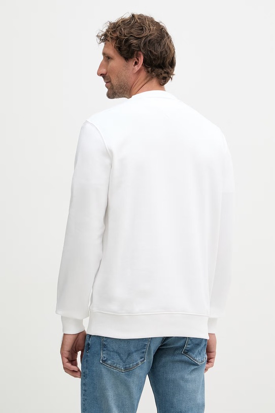 Oblečenie Tommy Hilfiger mikina pánska bavlnená MW0MW37237 biela