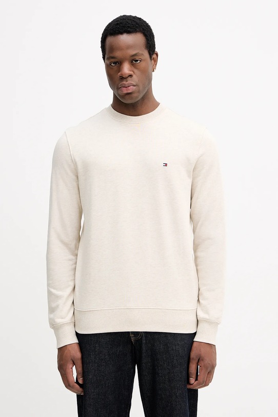 Хлопковая кофта Tommy Hilfiger бежевый MW0MW37237