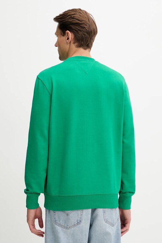 Tommy Hilfiger hanorac de bumbac MW0MW37237 verde SS25
