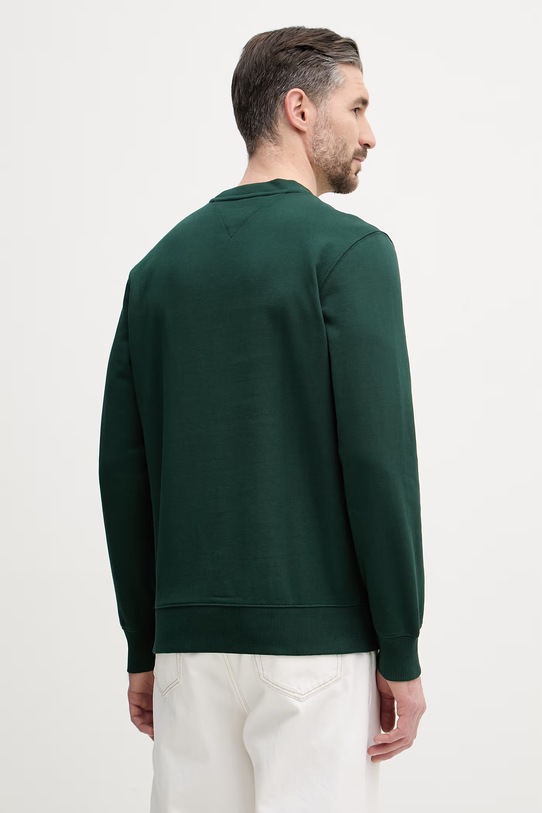 Oblečenie Tommy Hilfiger mikina pánska bavlnená MW0MW37237 zelená