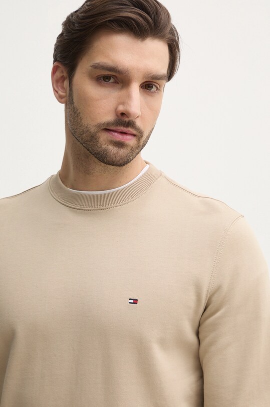 Хлопковая кофта Tommy Hilfiger бежевый MW0MW37237