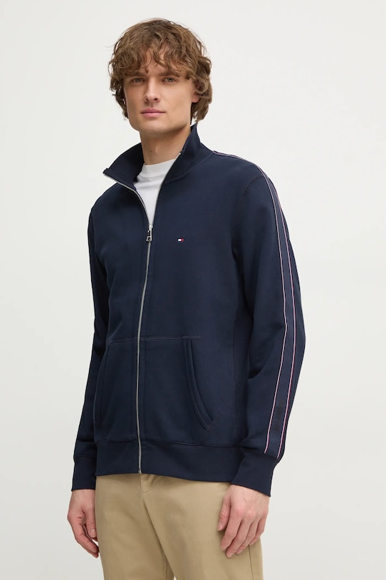 Хлопковая кофта Tommy Hilfiger хлопок тёмно-синий MW0MW37468
