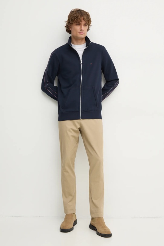 Бавовняна кофта Tommy Hilfiger MW0MW37468 темно-синій SS25