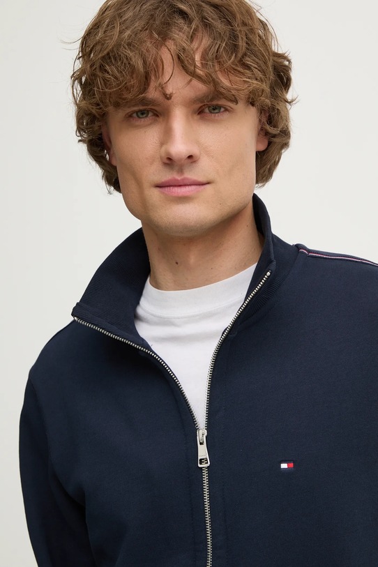 Бавовняна кофта Tommy Hilfiger темно-синій MW0MW37468
