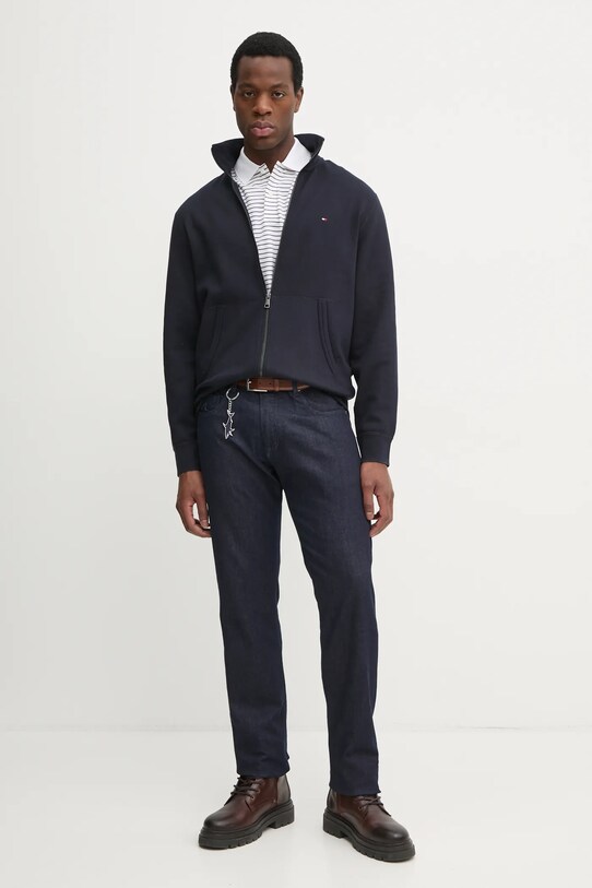 Tommy Hilfiger bluza MW0MW38083 granatowy SS25